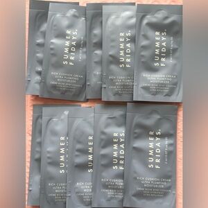 Summer Fridays Rich Cushion Cream Moisturizer - set of 10